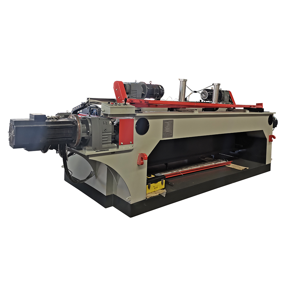Plywood Veneer Peeling Machine Rotary Lathe on Wood Veneer Factory