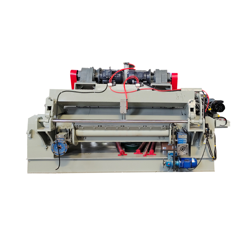 production machine for wood veneer/4feet spindless veneer production line