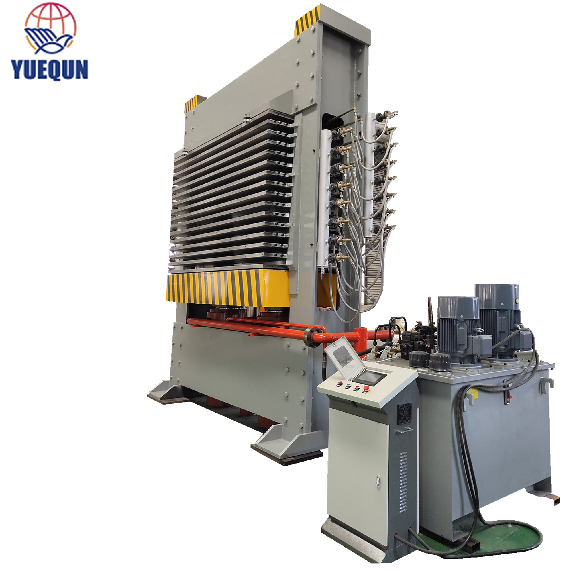 Plywood Production Line Hot Press Machine 15 Layers