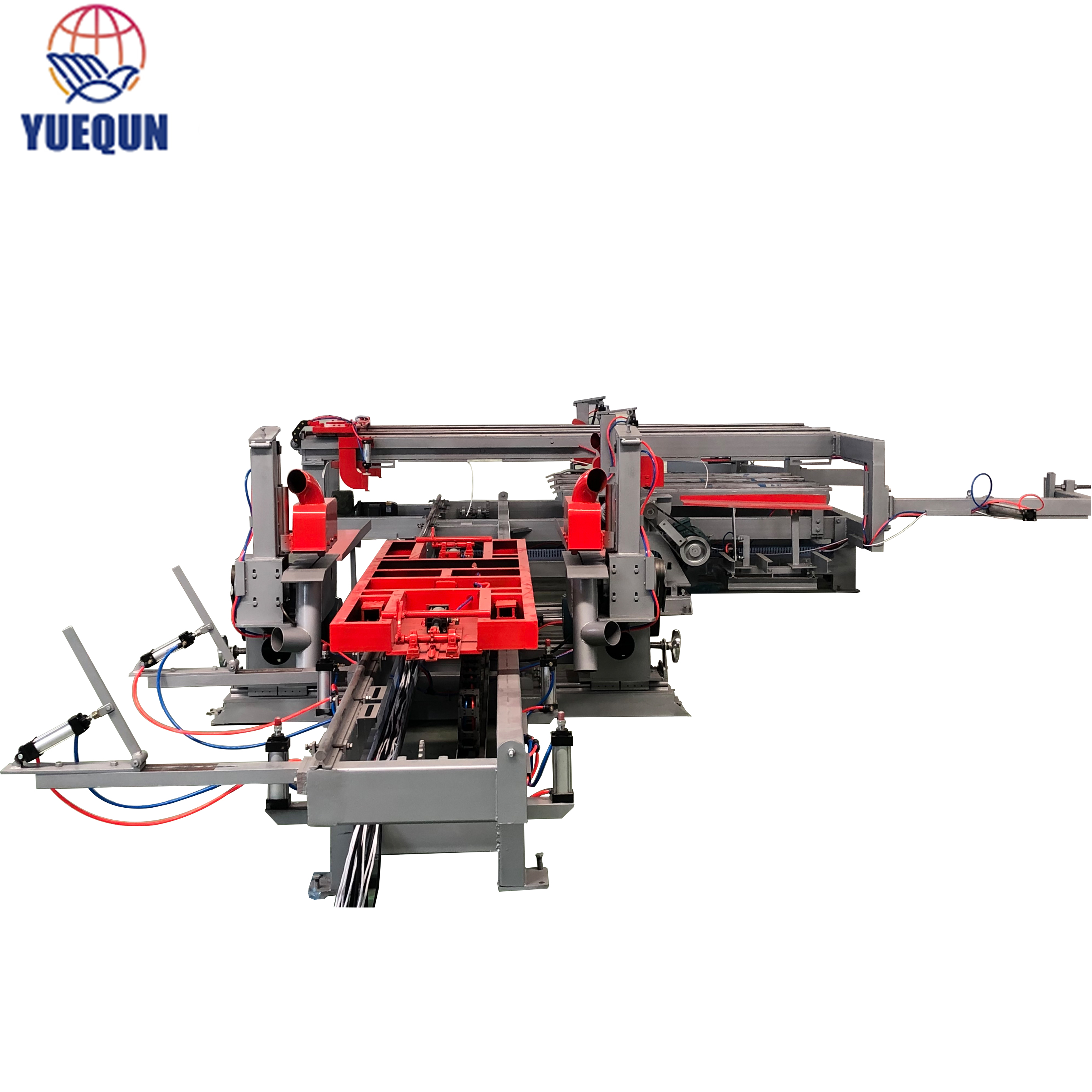 Wood panel edge cutting double sizer machine for plywood working machinery