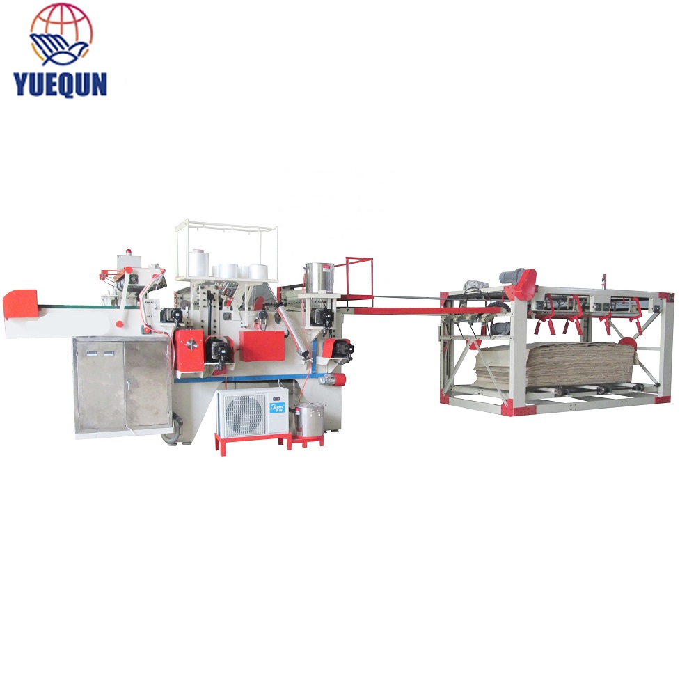 Plywood making machine core veneer composer and jointing machine 